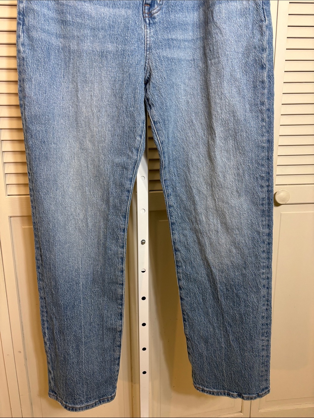 Madewell The '90s Straight Blue Rondell Wash Comfort Stretch Jean Size 30 - Picture 8 of 16
